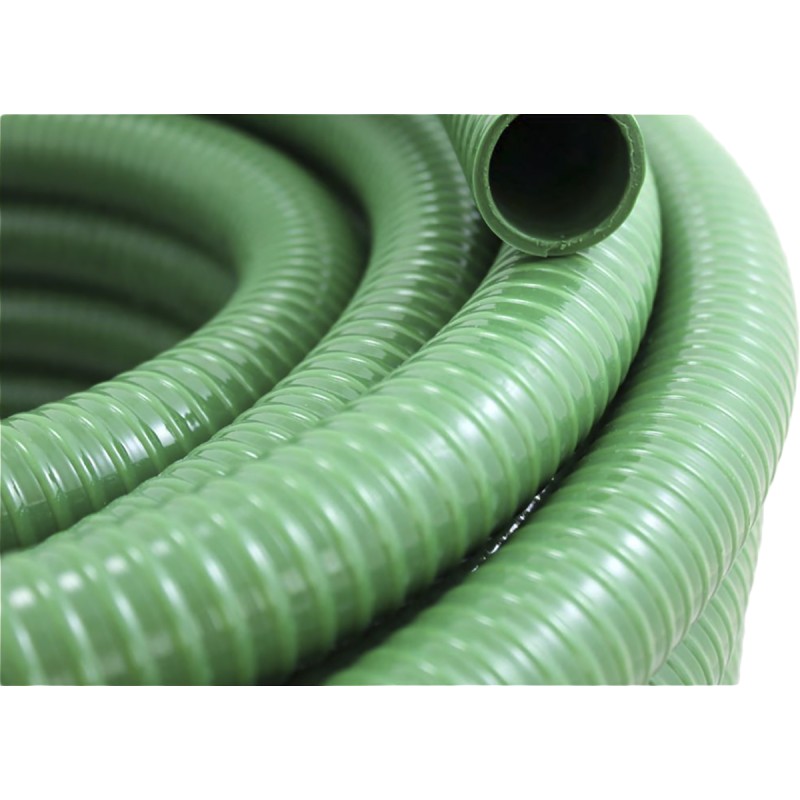 1 pcs - RS PRO Hose Pipe, PVC, 76mm ID, 86mm OD, Green, 10m