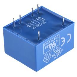 1 pcs - Block 9V ac 2 Output Through Hole PCB Transformer, 1VA