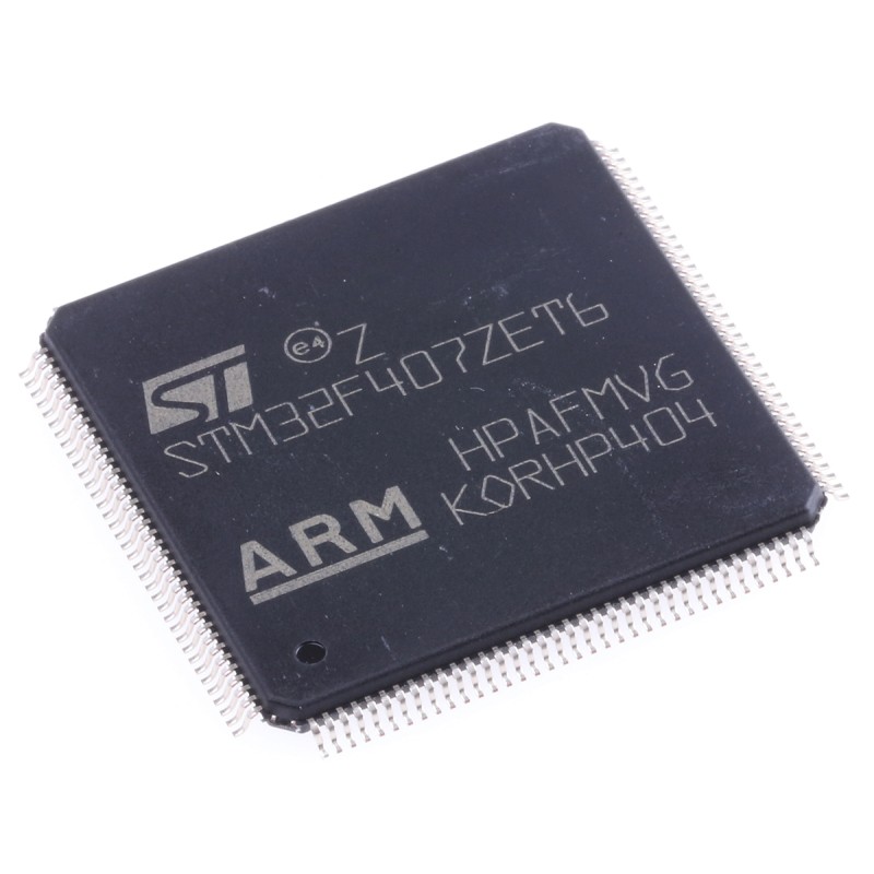 1 pcs - STMicroelectronics STM32F407ZET6, 32bit ARM Cortex M4 Microcontroller, STM32F4, 168MHz, 512 kB Flash, 144-Pin LQFP