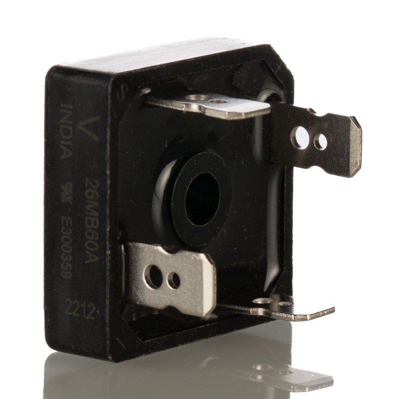 1 pcs - Vishay Bridge Rectifier, 25A, 600V, 4-Pin