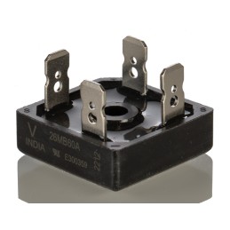 1 pcs - Vishay Bridge Rectifier, 25A, 600V, 4-Pin