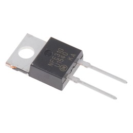 1 pcs - onsemi 400V 15A, Rectifier Diode, 2-Pin TO-220AC MUR1540G