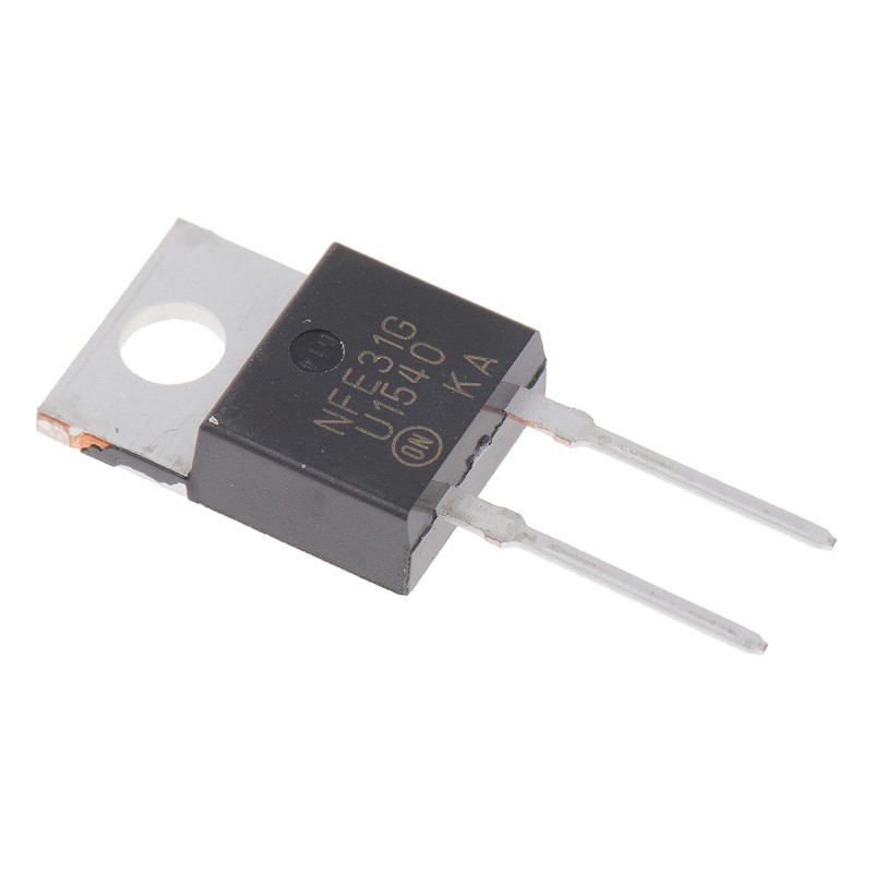 1 pcs - onsemi 400V 15A, Rectifier Diode, 2-Pin TO-220AC MUR1540G