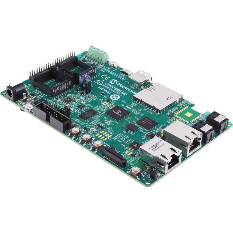 1 pcs - Microchip SAMA7G54 Evaluation Kit for SAMA7G54 Microprocessor 1GHz EV21H18A